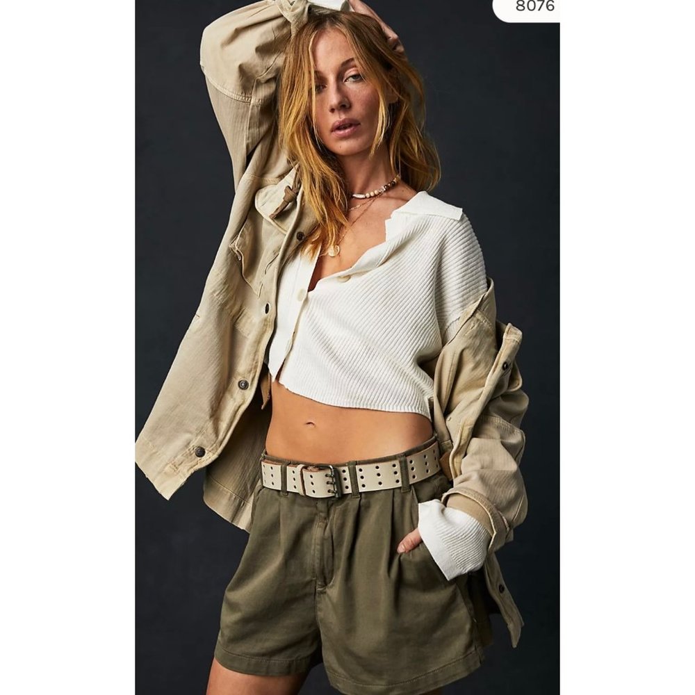 Free People NWOT Billie Chino Short 2